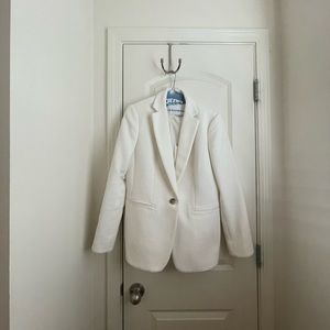 Ann Taylor white blazer